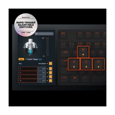 SteelSeries Apex Pro Mini Gen 3 tangentbord gaming