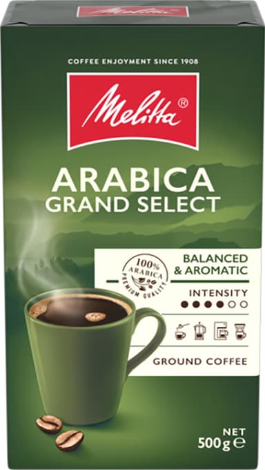 Melitta Arabica Grand Select malet kaffe 431 (500 g)