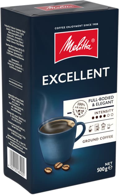 Melitta Excellent malet kaffe 485 (500 g)