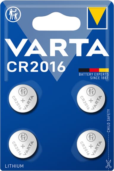 Varta CR 2016-batteri (4 st)