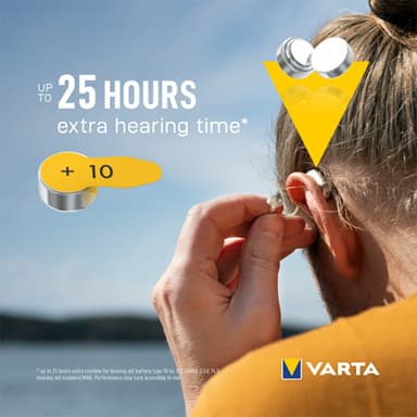 Varta 10 batterier för hörapparat 7042214 (6-pack)