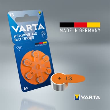 Varta 13 batterier för hörapparat 7042215 (6-pack)