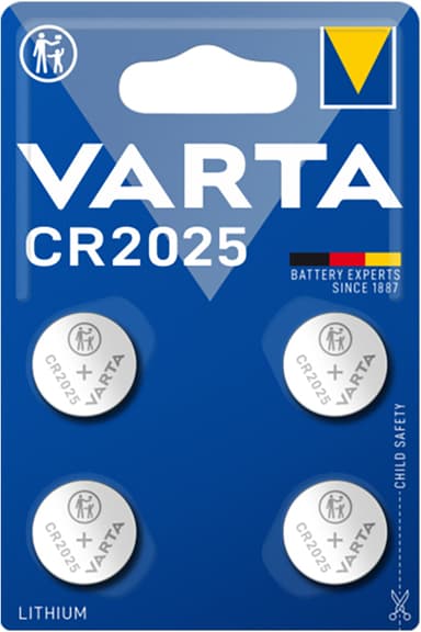 Varta CR 2025-batteri (4 st)