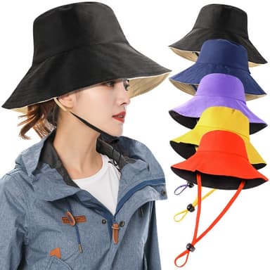 Hatt Solhatt Mesh Keps med bred brätte - Lila