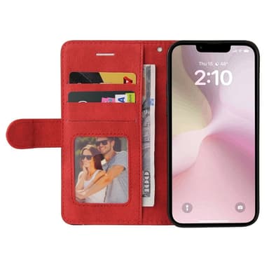 KT Plånboksfodral till iPhone 16e - Röd