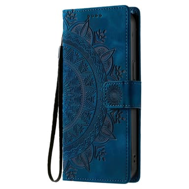 För Samsung Galaxy S25 Ultra plånboksfodral Fodral Skal Mandala blommönster