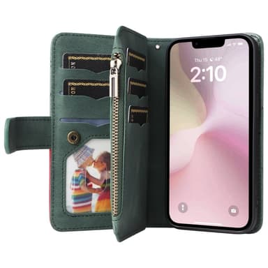 KS Plånboksfodral till iPhone 16e - Grön