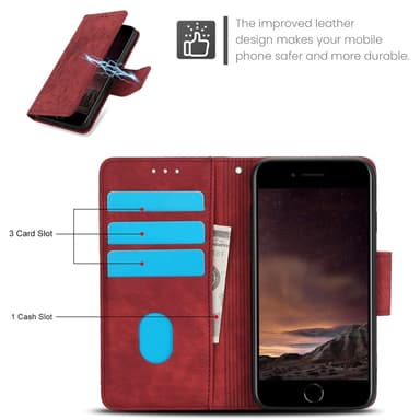 För iPhone 16e Fodral Fjäril Blomma Reptåligt Telefonfodral