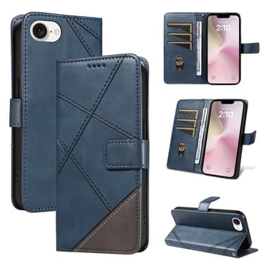 Plånboksfodral till iPhone 16e - Geometric Line