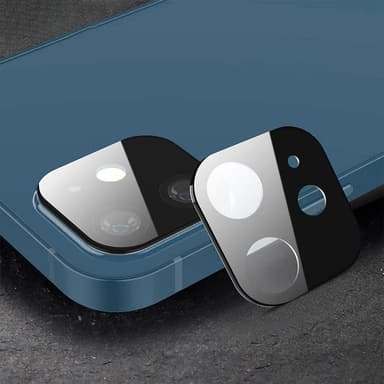 HAT PRINCE iPhone 12 mini heltäckande härdat glas kamera lins