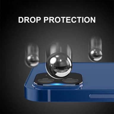 HAT PRINCE iPhone 12 mini heltäckande härdat glas kamera lins