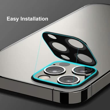 HAT PRINCE iPhone 12 mini heltäckande härdat glas kamera lins