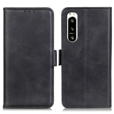 Sony Xperia 5 IV Plånboksfodral Svart Flera kortplatser