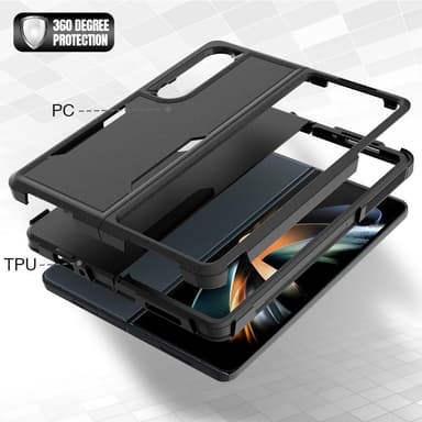 Samsung Galaxy Z Fold 4 5G Heltäckande skal vikbart fodral