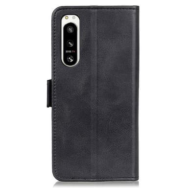 Sony Xperia 5 IV Plånboksfodral Svart Flera kortplatser
