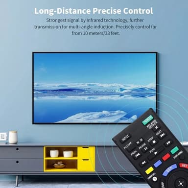 Fjärrkontroll Ersättning för RM-YD089 För Sony TV
