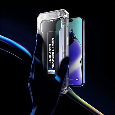 För iPhone 16 Plus / 15 PlusAnti-spion Privacy Skärmskydd i härdat glas