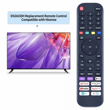 Fjärrkontroll Ersättning för EN2AI30H För Hisense Smart Tv