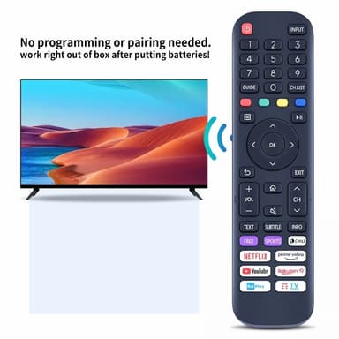 Fjärrkontroll Ersättning för EN2AI30H För Hisense Smart Tv