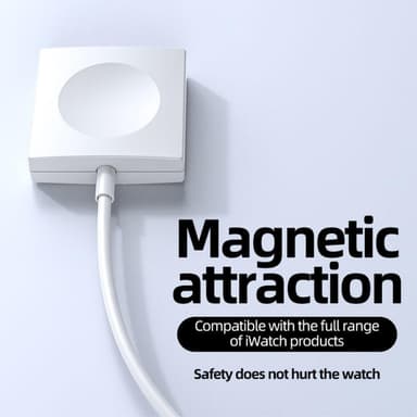 Apple Watch trådlös laddare Smart Watch Laddningsdocka - Svart