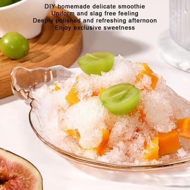 Shaved Ice ismaskin Ice Crusher med 2st iskub-brickor