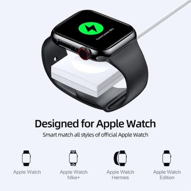 Apple Watch trådlös laddare Smart Watch Laddningsdocka - Svart