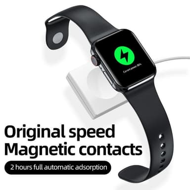 Apple Watch trådlös laddare Smart Watch Laddningsdocka - Svart