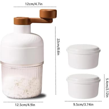 Shaved Ice ismaskin Ice Crusher med 2st iskub-brickor