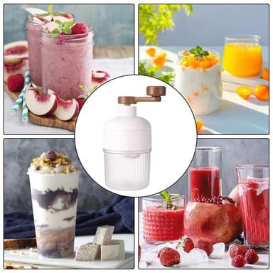 Shaved Ice ismaskin Ice Crusher med 2st iskub-brickor