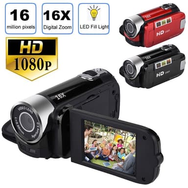 16MP HD 1080P Videokamera 16X Zoom Digitalkamera Night Vision Anti-Shake