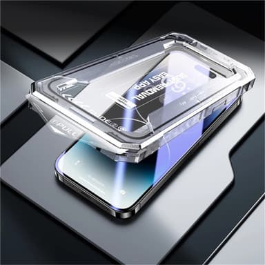 För iPhone 16 / 15 Anti-spion Privacy Skärmskydd i härdat glas