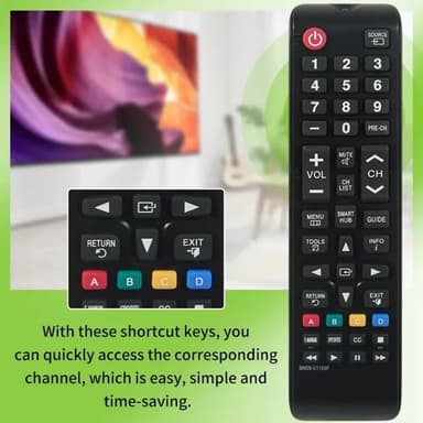 Fjärrkontroll Ersättning för BN59-01199F För Samsung TV