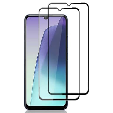 Amorus Härdat Glas Till Xiaomi Redmi 14C Heltäckande 2-pack