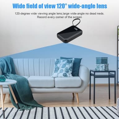 1080P HD WiFi-kamera 5000mAh bärbar powerbank säkerhetskamera