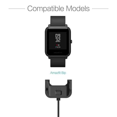 Amazfit Bip Lite A1915/ Bip A1608 USB Laddningskabel / docka 1m