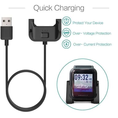 Amazfit Bip Lite A1915/ Bip A1608 USB Laddningskabel / docka 1m