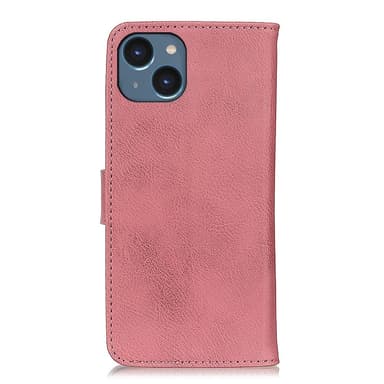 KHAZNEH iPhone 15 Plånboksfodral - Rosa