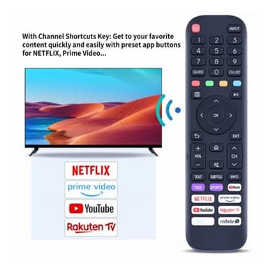 Fjärrkontroll Ersättning för EN2AK30H För Hisense Smart Tv