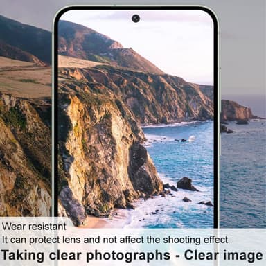 IMAK För Samsung Galaxy S24 FE kamera linsskydd härdat glas linsfilm