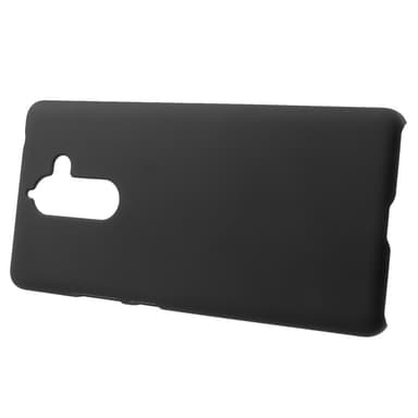 Nokia 7 Plus Rubberized Hård Plast Skal - Svart