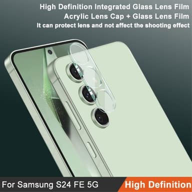 IMAK För Samsung Galaxy S24 FE kamera linsskydd härdat glas linsfilm