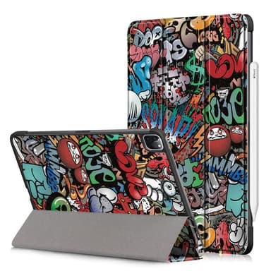 Apple iPad Pro 11 (2020) Slim fit tri-fold fodral - Graffiti