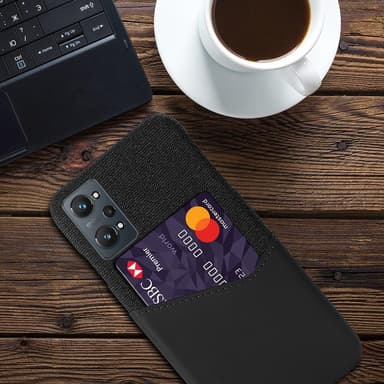 Realme GT Neo2 Skal med kortplats - Svart