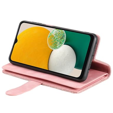 För Samsung Galaxy S25+ 5G Fodral med Dragkedja och 9 Kortplatser