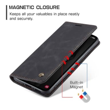 CASEME Plånboksfodral Samsung Galaxy A56 5G - Svart