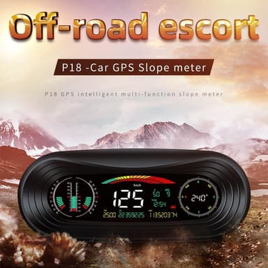 P18 GPS Hastighetsmätare HUD Off-road Escort Altitude Guide