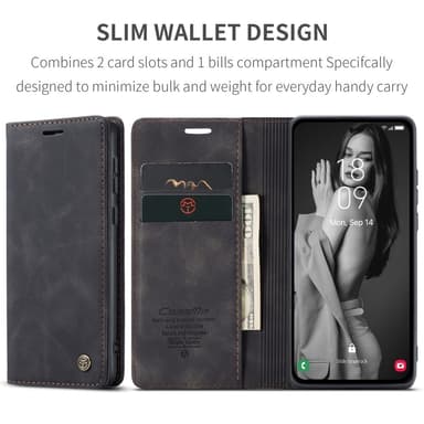 CASEME Plånboksfodral Samsung Galaxy A56 5G - Svart