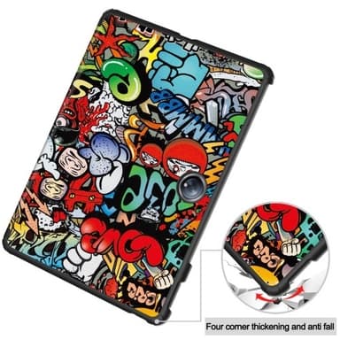 Slim Fit Cover Fodral För OnePlus Pad 2 Auto Wake / Sleep - Graffiti