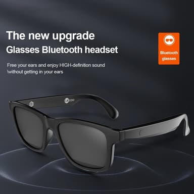 LENOVO C8-Lite Bluetooth Solglasögon Headset Trådlösa hörlurar