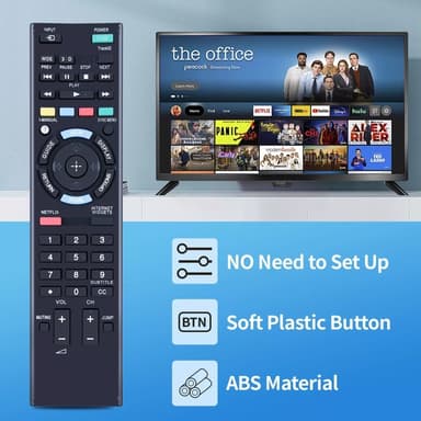 Fjärrkontroll Ersättning för RM-YD073 För Sony TV